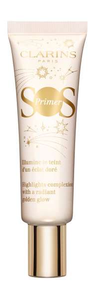 Clarins Summer Collection SOS Primer Gold Glow База под макияж со светоотражающими частицами