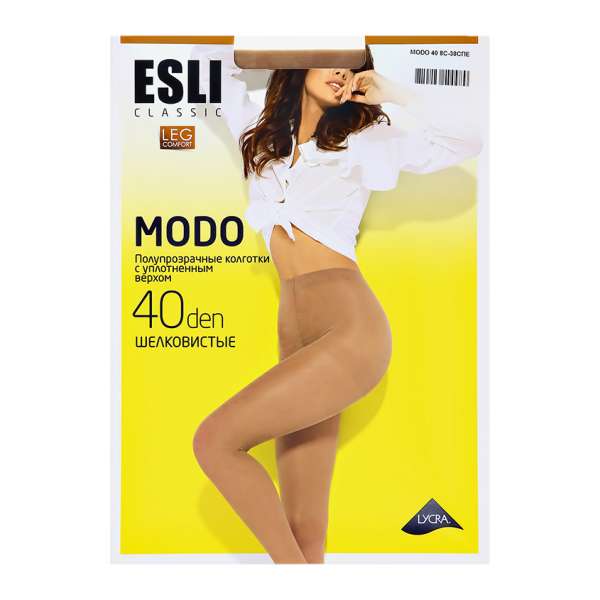 Колготки женские `ESLI` MODO 40 den (melone) p-p 3